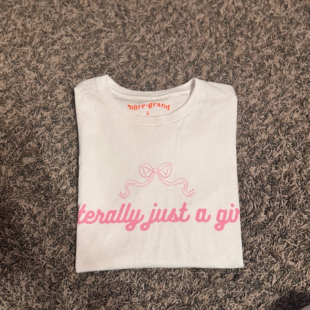 “I’m just a girl” T-shirt size small